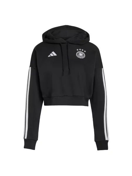 ADIDAS PERFORMANCE Sportovní mikina Deutschland DNA černá bílá
