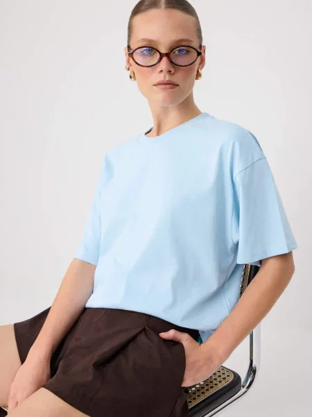 Trendyol Tricou deschis albastru