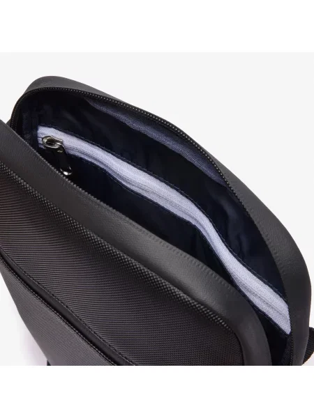 Lacoste Torba Typu Crossover Lcst Z Zamkiem Błyskawicznym Petit Piqué czarna