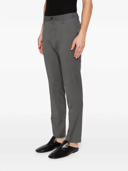 Pantaloni Jacob Cohën de lână gri