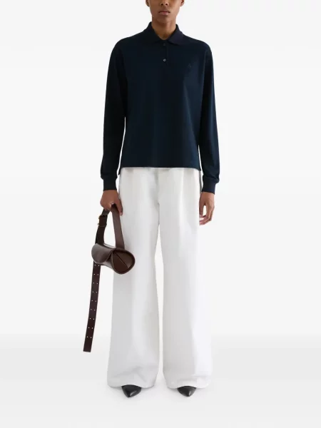 Polo Jil Sander με κέντημα μπλε