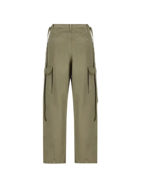 Pantaloni cargo Fendi cu cataramă verde