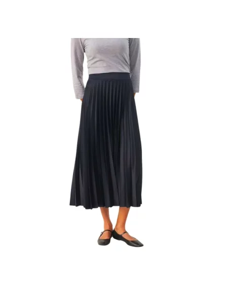 Spódnica midi Part Two do kolan niebieska