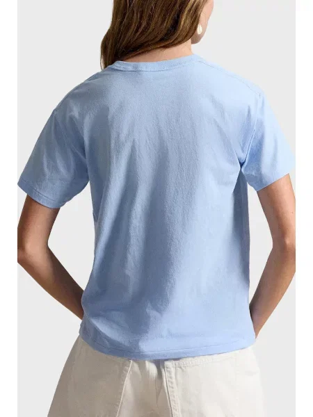 Футболка Polo Ralph Lauren блакитна