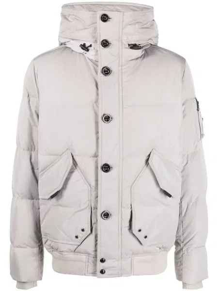 Geacă Belstaff cu glugă gri