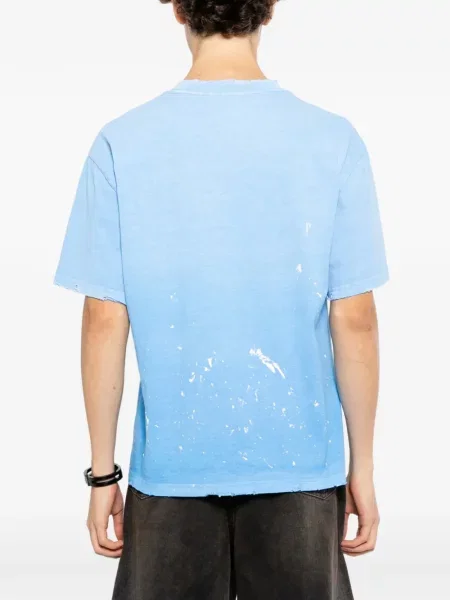 Tricou Pale Cloud cu imagine albastru