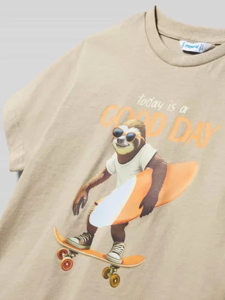 T-shirt z czystej Bawełny Mayoral