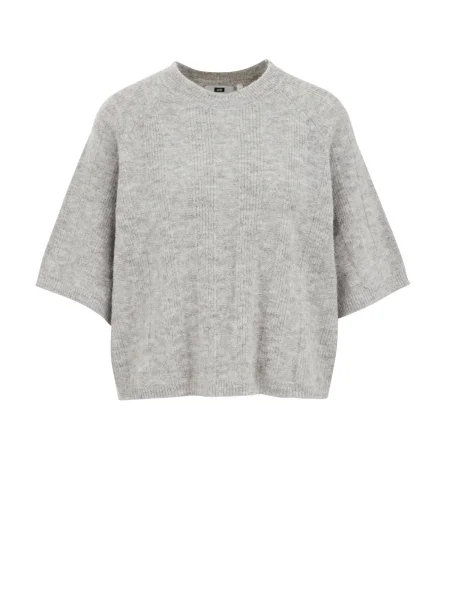 WE Fashion Pulover deschis gri