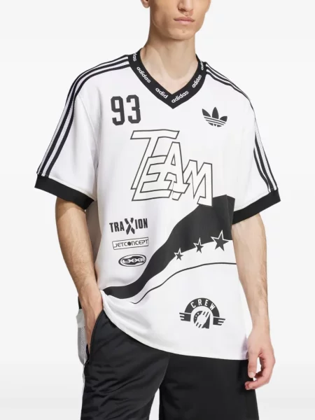 Prugaste kratke hlače Adidas crna