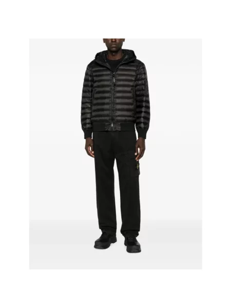 Spodnie Stone Island z kamieniami czarne