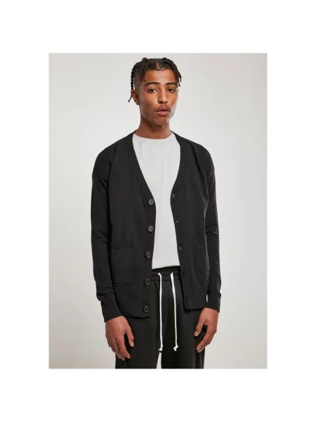 Пуловер Urban Classics Fine Cardigan Black S черно