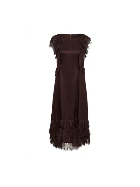 Sukienka midi Copenhagen Muse brązowa