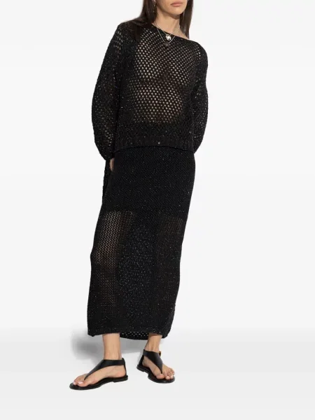 Kardigan Akep sa šljokicama crna