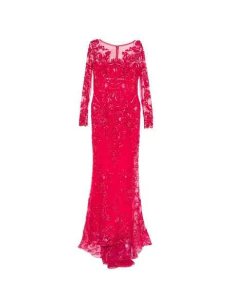 Rochie Zuhair Murad din dantelă roz