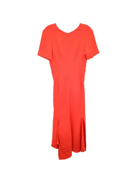Rochie midi Victoria Beckham până la genunchi de costum portocaliu