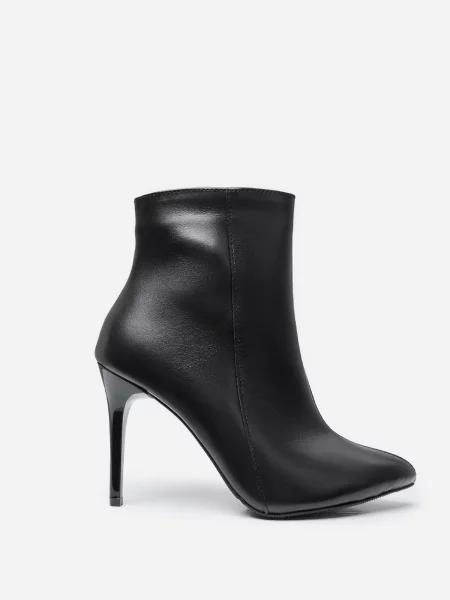 Шкіряні Ботильйони ISSA Plus чорний