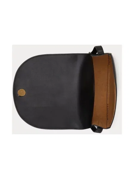 Torebka Ralph Lauren skórzana czarna
