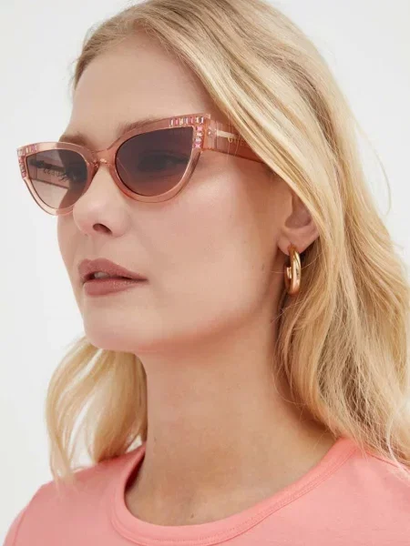 Слънчеви очила Guess розово