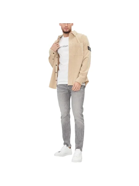 Calvin Klein Jeans Tricou | alb