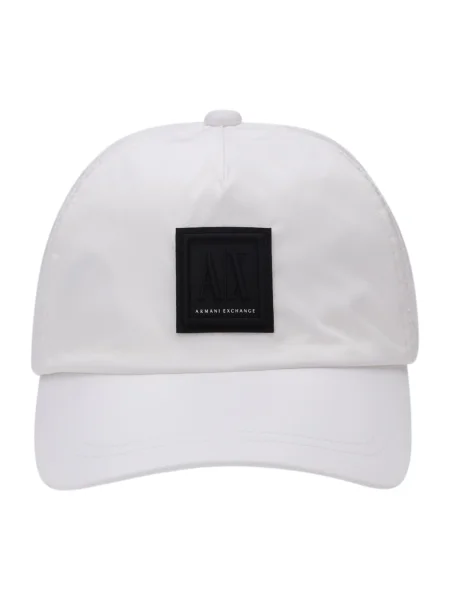 ARMANI EXCHANGE Șapcă negru / murdar alb