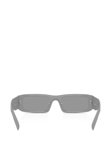 Pravokutne sunčane naočale Prada Eyewear s autogramom siva