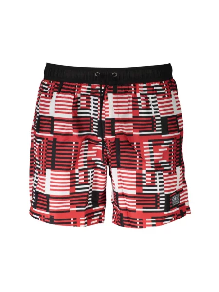 Wielobarwność kąpielówki Karl Lagerfeld Beachwear czerwone