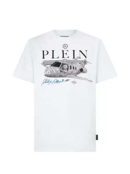 Ursuleț de pluș tricou Philipp Plein alb