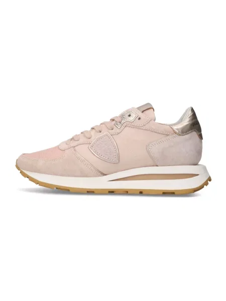 Sneakersy Philippe Model zamszowe różowe