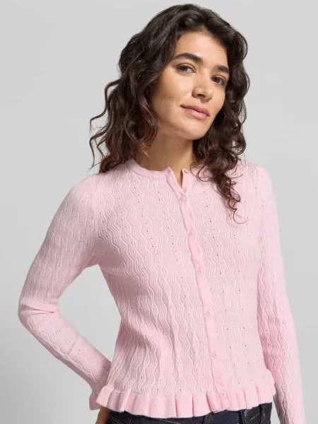 Kardigan o kroju slim fit z mieszanki model rayulka' Vila