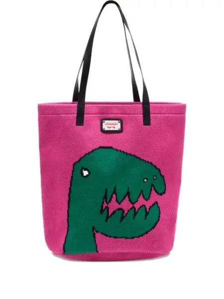 Geantă shopper Charles Jeffrey Loverboy cu imagine roz