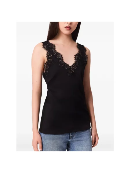 Top Stella Mccartney z dekoltem w serek czarny