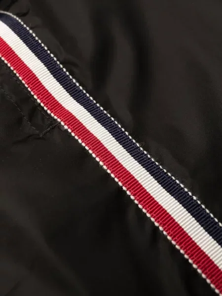 Slip de baie Moncler cu autograf negru