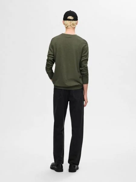 SELECTED HOMME Sveter SLHBERG' zelená