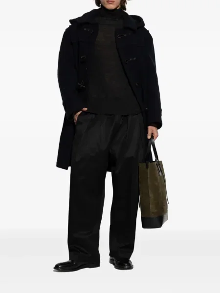 Pantaloni Maison Margiela plisate negru