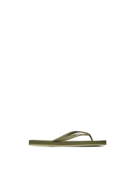 Klapki Dsquared2 zielone