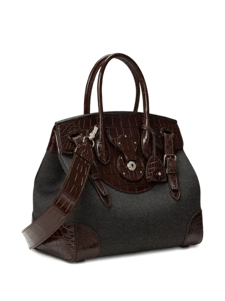 Geantă Ralph Lauren Collection maro