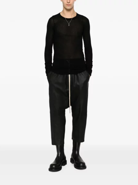 Lung tricou Rick Owens negru