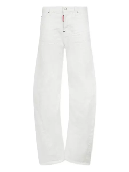 Blugi Dsquared2 cu autograf alb