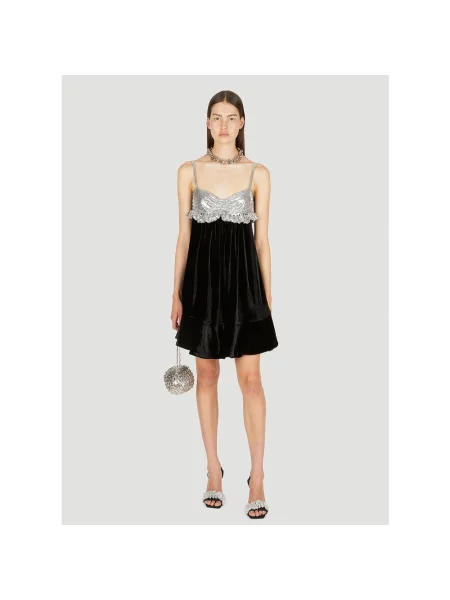 Sukienka mini Paco Rabanne czarna