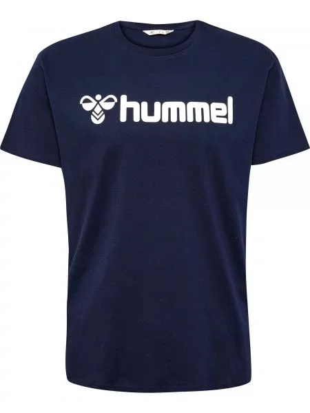Hummel Tricou GO albastru marin / murdar alb