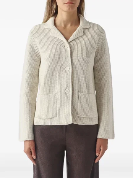 Cardigan Gran Sasso tricotate alb