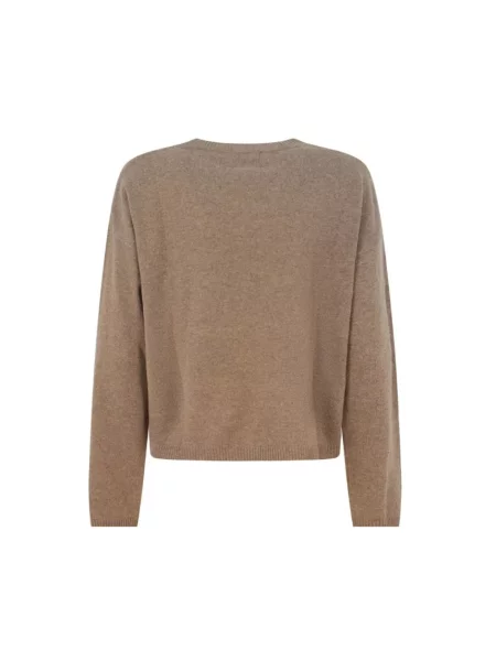 Sweter Woolrich brązowy