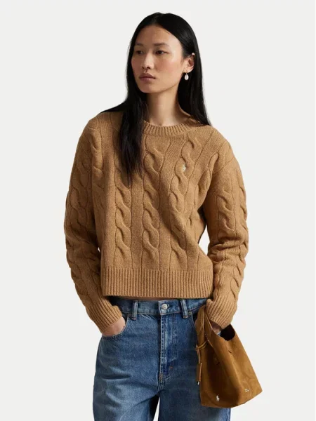 Polo Ralph Lauren sweter wełniany beżowy