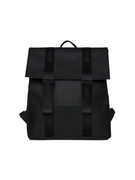 Rains Trail MSN Bag Black Unisex Plecaki i torby Rains Size: One size czarny