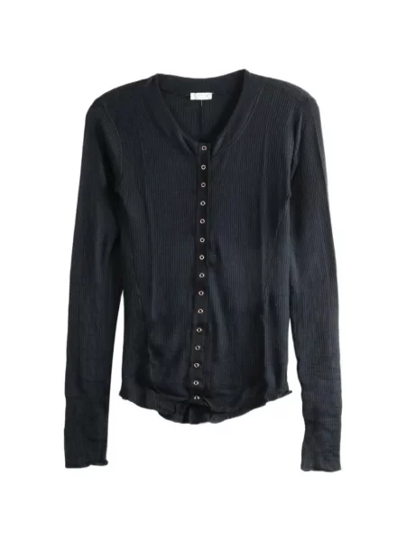 Pletený kardigan Free People černý