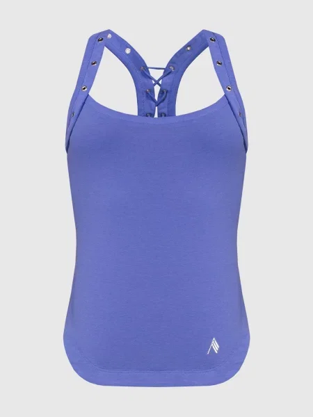 Топ з логотипом The Attico фіолетовий