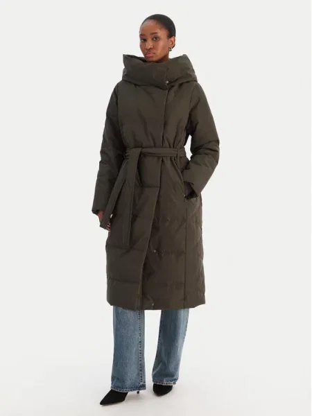 Vero Moda Μπουφάν πουπουλένιο Leonie γκρι