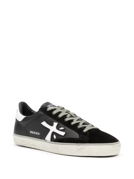 Sneakerși Premiata din piele negru