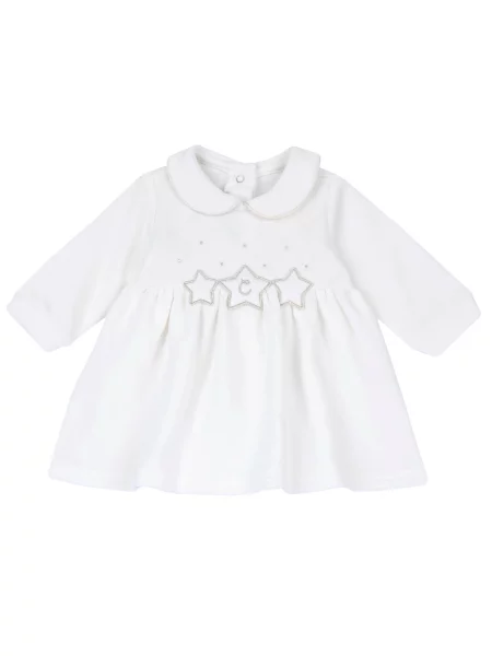 Детское платье мини Chicco белое