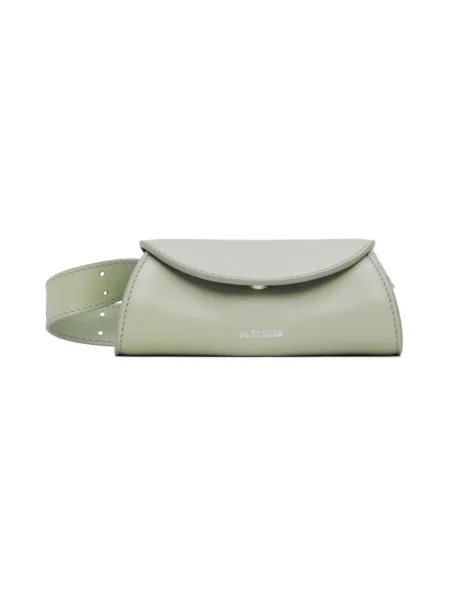 Torebka Jil Sander skórzana zielona